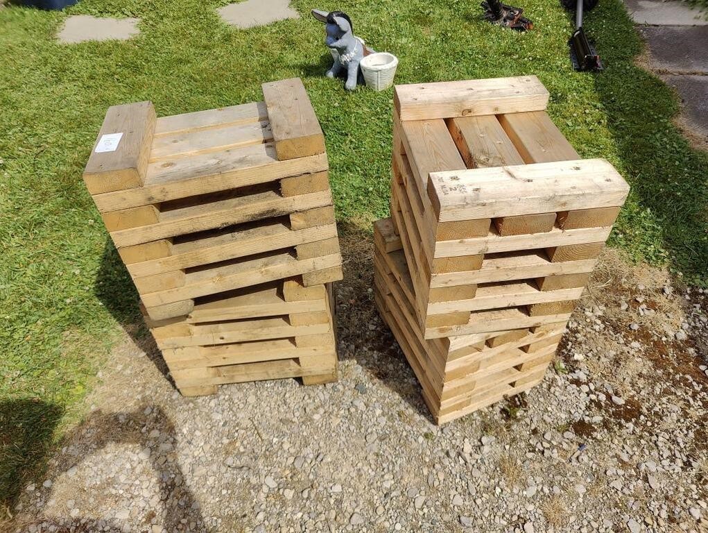 Homemade Wooden Supports - 4