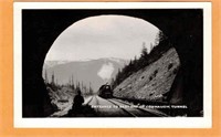 Rail: "CONNAUGHT TUNNEL" Real Photo Postcard