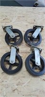 4 heavy duty swivel 8 x 2 casters