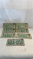 1980s AND 90s NEW HAMPSHIRE LICENSE PLATES
