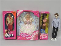(4) BARBIE RELATED DOLLS: