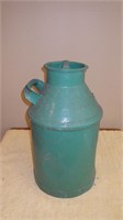 Old Green Milk Can