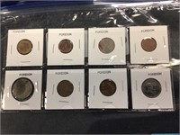 Eight Foreign Coins