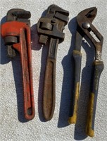 Pipe Wrenches and Channel Locks