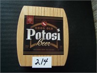 Wooden Good Old Potosi Coin Bank