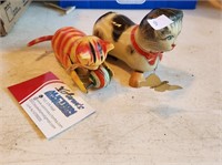 Vintage Tin Wind-Up Cats w/ Key