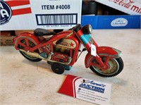 Vintage Tin Friction Venus Motorcycle