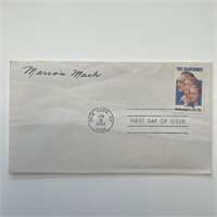 Marion Mack signed 1982 First Day Cover