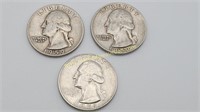 2) 1959 Silver Washington Quarters