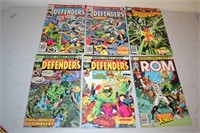 Six Various Marvel Comics