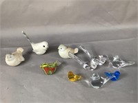 Glass and Ceramic Birds