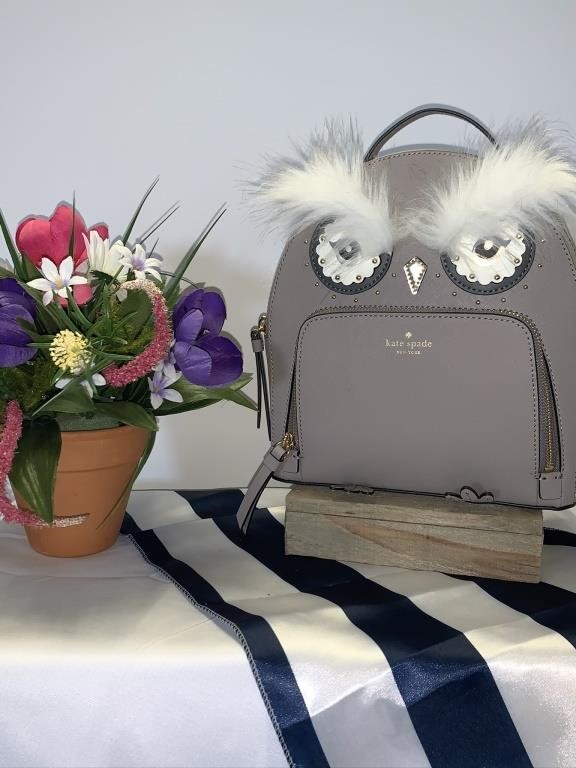 New Kate Spade Owl Backpack | JD's Auctions