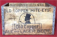 Old Topper Mite-Eys Wooden Crate