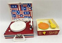 Vintage Fisher Price & deJay Record Players