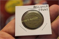 BELVILLE TEXAS 25CENT MERCHANT TOKEN