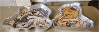 Bugs Bunny & Big Bird cake pans