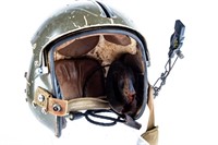 Canadian Gentex OD 411 Flight Helmet & Com System