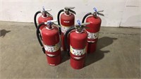 (Qty - 5) Amerex 20 lb Fire Extinguishers-