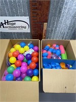 PLASTIC EASTER EGGS- 2 BOXES