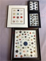 Framed Button Collection