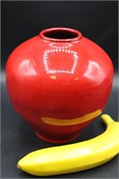 Ben Owen Chinese Red Vase