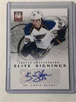 Kevin Shattenkirk Autographed Hockey Card