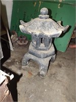 Concrete Medium Pagoda Lantern Statue -- 25" Tall