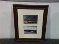 FRAMED PICTURE OF 9TH ST BRIDGE & STACK