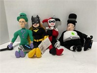 assorted, Warner Brothers, Batman, beanbag dolls