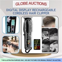 DIGITAL DISPLAY RECHARGEABLE CORDLESS HAIR CLIPPER