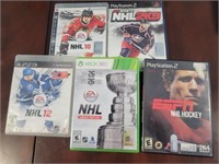 PLAYSTATION & XBOX NHL HOCKEY VIDEO GAMES