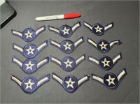 (12) HONORARY MILITARY PATCHES