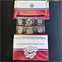 1987 US Mint Uncirculated Coin Set