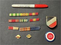 (9)ASSORTED MILITARY HONORARY PINS