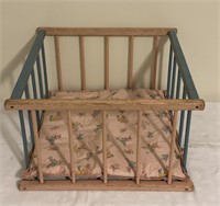 Antique doll bed