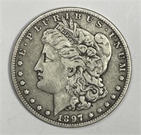 1897-O Morgan Silver $1 Very Fine VF
