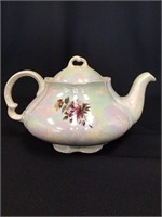 Floral Transferware Teapot