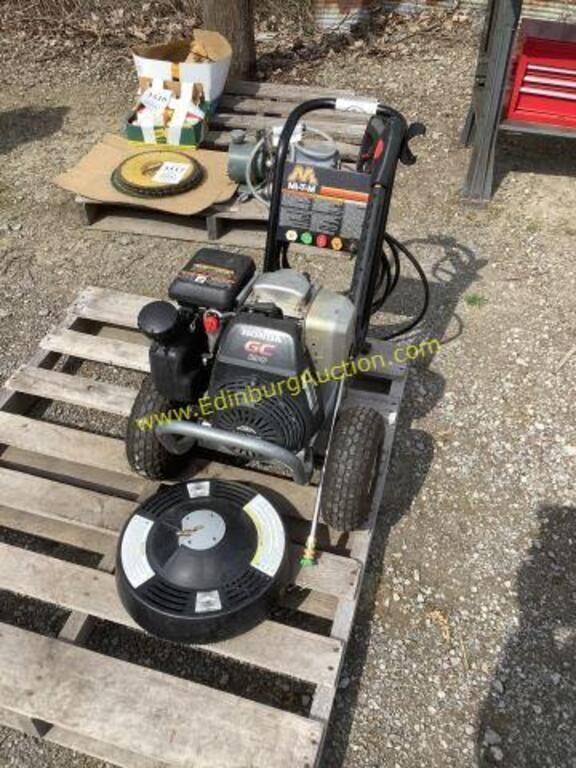 D1 HONDA 2800 PSI PRESSURE WASHER RUNS/MOVES