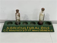 Castrol Agricultural Oils Timber Sample Stand
