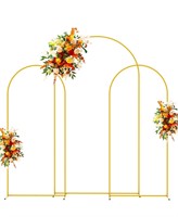 $110 Putros Metal Arch Backdrop Stand Gold Wedding
