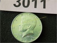 Uncirculated 1964 Kennedy silver half dollar