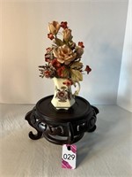10" Dia Wood Stand & Charlotte Royal Crownford ...