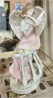 PORCELAIN ANGEL WITH DOVE