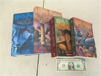 4 Harry Potter First Edition Books