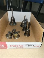 Vintage Silver Plate Bells - All with Pendulum