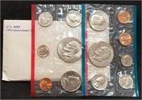 1974 US Double Mint Set in Envelope, With Ikes