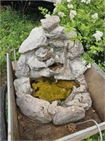 Large outdoor fountain composite material