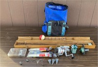 Fishing Reels, Case, Supplies