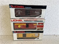 3 LIONEL CARS