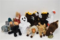 12 TY Beanie Babies & Bamm Beanos